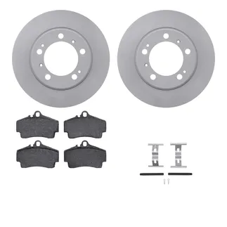 R1 Concepts WDTH1-02007 Brake Rotors - Carbon Coated W/ Euro Ceramic Pads & Hdw